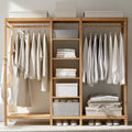 Drewniany organizer na ubrania, kolor: naturalne drewno